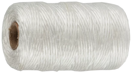 Шпагат ЗУБР d 1,8 мм 60 м 1200 текс 50 кгс белый полипропиленовый шпагат 50031-060 купить в Тюмени