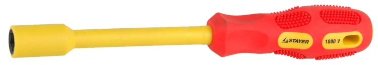 Отвертка STAYER "INSULATED" MAX-GRIP диэлектрич, Cr-V, HEX 10x125мм 25829-10-125 G купить в Тюмени