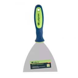 Шпательная лопатка из нержавеющей стали 120 мм двухкомпонентная ручка Сибртех 85527