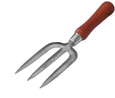 Вилка посадочная из нержавеющей стали с деревянной рукояткой Кратон 335 мм 5 10 05 003 купить в Тюмени