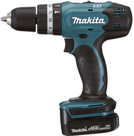 Дрель-шуруповерт аккумуляторная Makita BHP343SHE ударная купить в Тюмени