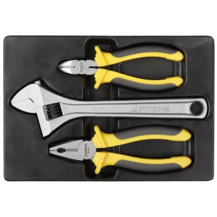 Набор STAYER Губцевые &quot;CHROMAX&quot; в пласт. боксе, 3 предмета 22703-H3 купить в Тюмени