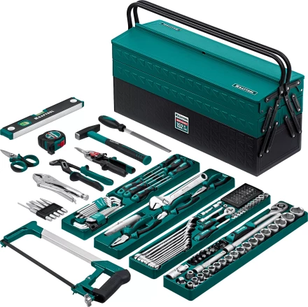 Универсальный набор инструмента в металлическом боксе, 152 предм. 27978-H152 купить в Тюмени