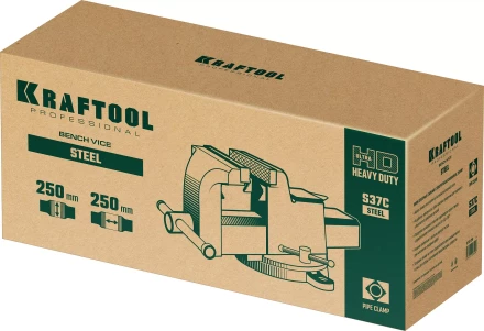 Тиски KRAFTOOL STEEL стальные 32701-250 купить в Тюмени