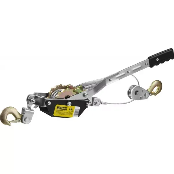 Лебедка STAYER "MAXPull" рычажная, тросовая, 1,5т/2,4м 880240 купить в Тюмени