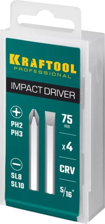 Биты для ударно-поворотных отверток KRAFTOOL 25552 купить в Тюмени