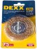 DEXX. Щетка дисковая для дрели, витая стальная латунированная проволока 0,3мм, 75мм 35110-075 купить в Тюмени