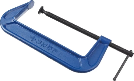 Струбцина  ЗУБР &quot;ПРОФЕССИОНАЛ&quot; тип &quot;G&quot;, корпус - ковкий чугун. 300мм 32245-300_z01 купить в Тюмени