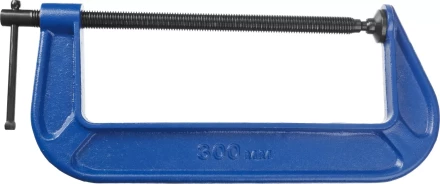 Струбцина  ЗУБР &quot;ПРОФЕССИОНАЛ&quot; тип &quot;G&quot;, корпус - ковкий чугун. 300мм 32245-300_z01 купить в Тюмени