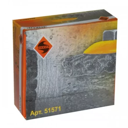 Щетка для УШМ М14/100 мм выгнутая сталь витая 51571 купить в Тюмени