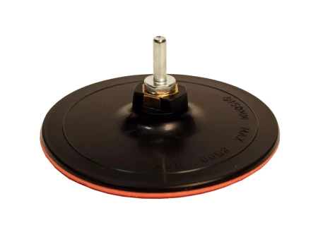 Тарелка опорная Ф 150 мм М14 для УШМ липучая основа жесткая адаптер 51546 купить в Тюмени