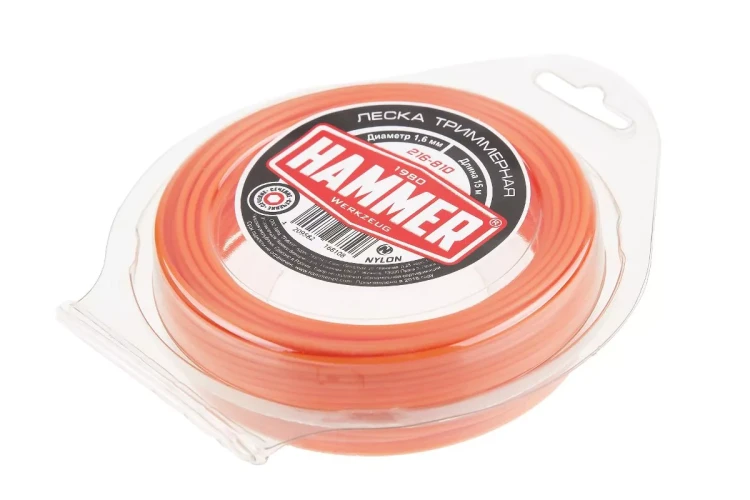 Леска для триммеров HAMMER 216-810 купить в Тюмени