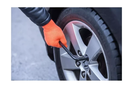 Утепленные перчатки с точечным ПВХ покрытием HAMMER 230-027 купить в Тюмени