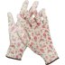 Перчатки GRINDA садовые, прозрачное PU покрытие, 13 класс вязки, бело-розовые, размер S 11291-S купить в Тюмени