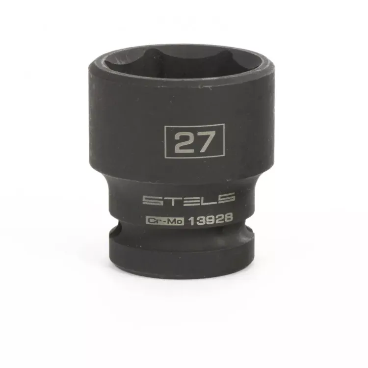Головка ударная шестигранная 27 мм 1/2" CrMo  Stels 13928 купить в Тюмени