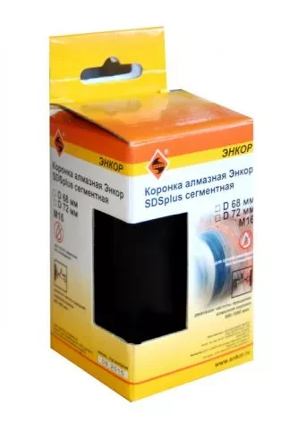 Коронка алмазная SDSplus ф72 мм м16 Энкор 48282 купить в Тюмени