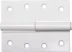 Петля дверная STAYER &quot;MASTER&quot; разъемная, цвет белый, правая, 100мм 37613-100-2R купить в Тюмени