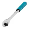 Ключ-трещотка 1/2" Gross 14055, CrV, 90 зубьев, усиленный, хром купить в Тюмени