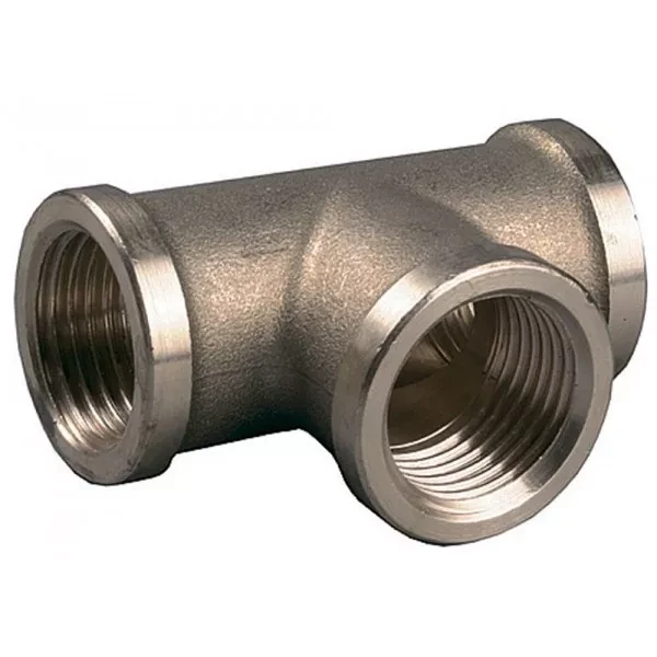 Тройник GENERAL FITTINGS латунь, г/г/г, 1" 51055-1 купить в Тюмени