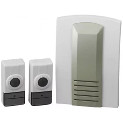 Звонок СВЕТОЗАР "ВОЛНА" радиочастотный беспроводной, 16 мелодий, 2 кнопки, 4,5В SV-58066-2