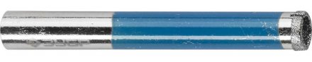 Сверло ЗУБР алмазное трубчатое по стеклу, зерно 100, 6мм 29860-06 купить в Тюмени