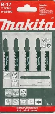 Пилки для лобзика Makita B-17 A-85690