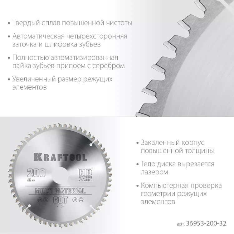 Диск пильный Multi Material, повышенный ресурс 36953-200-32 купить в Тюмени