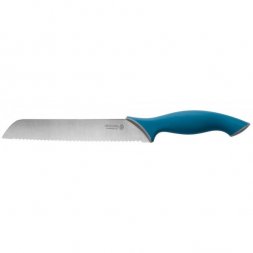 Нож LEGIONER &quot;ITALICA&quot; хлебный, эргономичная рукоятка, лезвие из нержавеющей стали, 200мм 47962