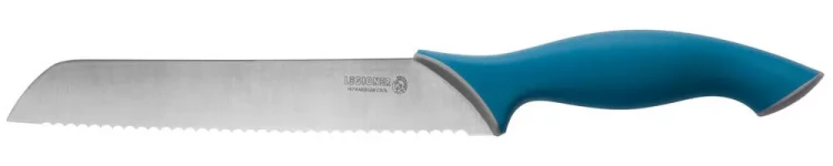 Нож LEGIONER "ITALICA" хлебный, эргономичная рукоятка, лезвие из нержавеющей стали, 200мм 47962 купить в Тюмени