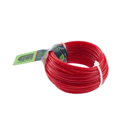 Леска для триммера звезда, 2.0 мм х 15 м, Россия Сибртех 961715 купить в Тюмени