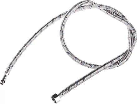 Подводка гибкая STAYER для воды, к смесителям, оплетка из нержавеющей стали, удлиненная, г/ш 1/2&quot;-1,5м 51017-150 купить в Тюмени