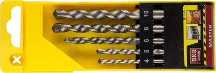 Набор STAYER Сверла &quot;MASTER&quot; по бетону, 4; 5; 6; 8;10мм, 5шт 29111-H5 купить в Тюмени
