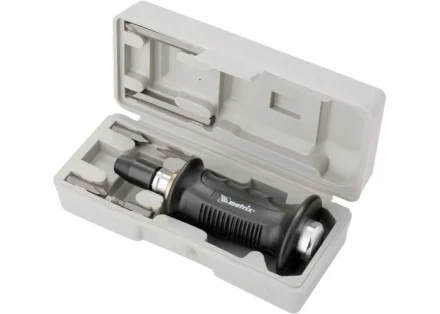 Отвертка ударно-поворотная 1/2&quot;, набор бит, 6 шт., черная ручка ПРОФИ, в пласт. боксе MATRIX 11561 купить в Тюмени