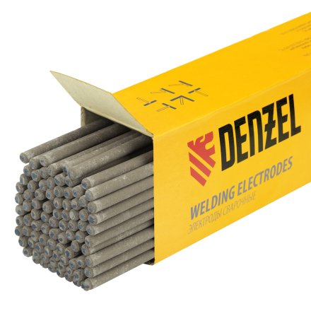 Электроды DER-13/55, диам. 4 мм, 5 кг, основное покрытие// Denzel 97519 купить в Тюмени