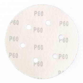 Круг абразивный на ворсовой подложке под липучку перфорированный P 180 150 мм 5 штук MATRIX 73843 купить в Тюмени