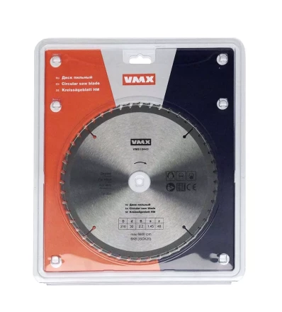 Диск пильный ф210х30 z48 дерево тонкий VMX 512443 купить в Тюмени
