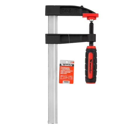 Струбцина F-образная Matrix, 200 х 80 х 280 мм, 20401 купить в Тюмени