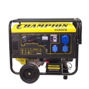 Генератор бензиновый CHAMPION GG6501E + ATS купить в Тюмени