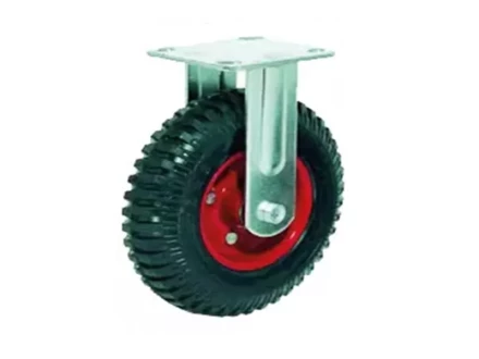 Колесо литое резиновое 160 мм PF160 с протектором и кронштейном 1031460 купить в Тюмени