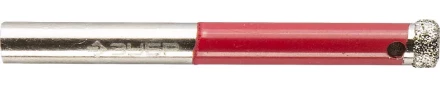 Сверло ЗУБР алмазное трубчатое по кафелю, керамике, зерно 60, 4мм 29850-04 купить в Тюмени