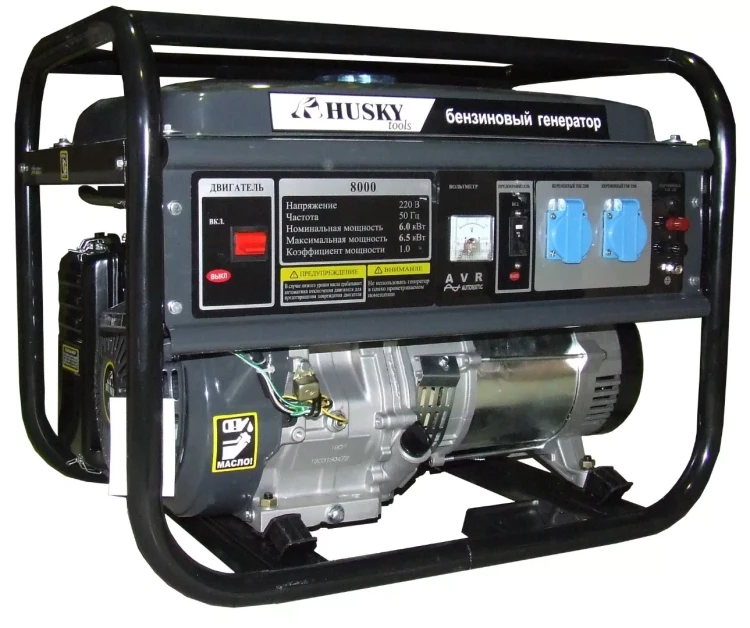 Бензогенератор Husky 8000 купить в Тюмени