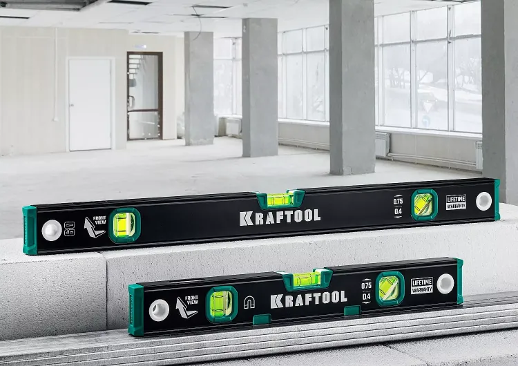 Профессиональный уровень с зеркальным глазком KRAFTOOL 34781-150 купить в Тюмени
