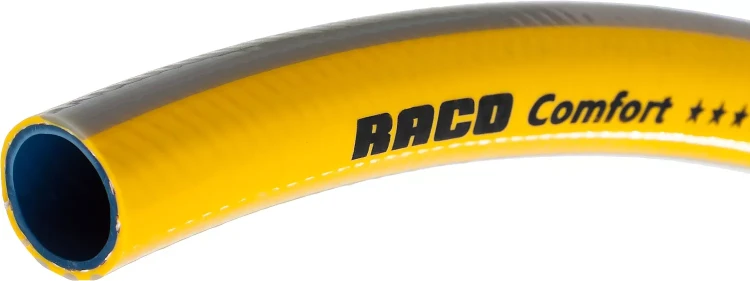 Шланг RACO "COMFORT" поливочный, 30атм., армированный, 3-х слойный, 1/2"х20м 40303-1/2-20 купить в Тюмени