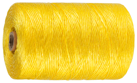 Шпагат ЗУБР d 1,8 мм 60 м 1200 текс 50 кгс желтый полипропиленовый шпагат 50037-060 купить в Тюмени