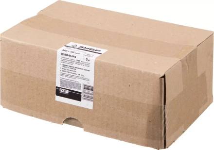 Болт ЗУБР &quot;МАСТЕР&quot; с шестигранной головкой, ГОСТ 7798-70, класс прочности 5.8, оцинкованный, M5x40мм, 5кг 303080-05-040 купить в Тюмени