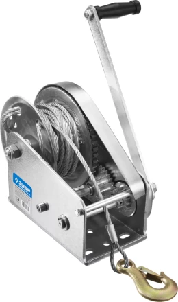 Лебедка ручная барабанная ЗУБР &quot;ПРОФЕССИОНАЛ&quot;, подъемная, тросовая, 1.3т, 8м 43117-1.3 купить в Тюмени