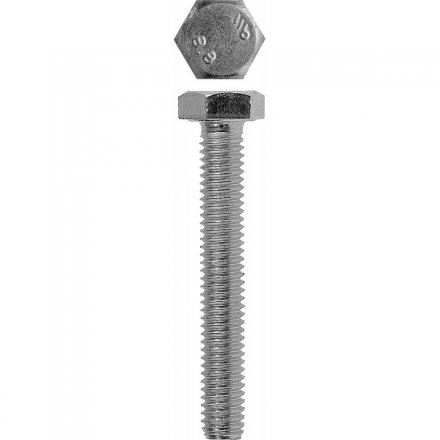 Болт ЗУБР с шестигранной головкой, DIN 933, класс прочности 8.8, оцинкованный, M10x16 мм, ТФ6, 6 шт. 4-303076-10-016 купить в Тюмени