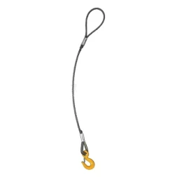 Строп канатный одноветвевой 1СК 5 т L=1.5 м с кч din 7.0 т опрессовка