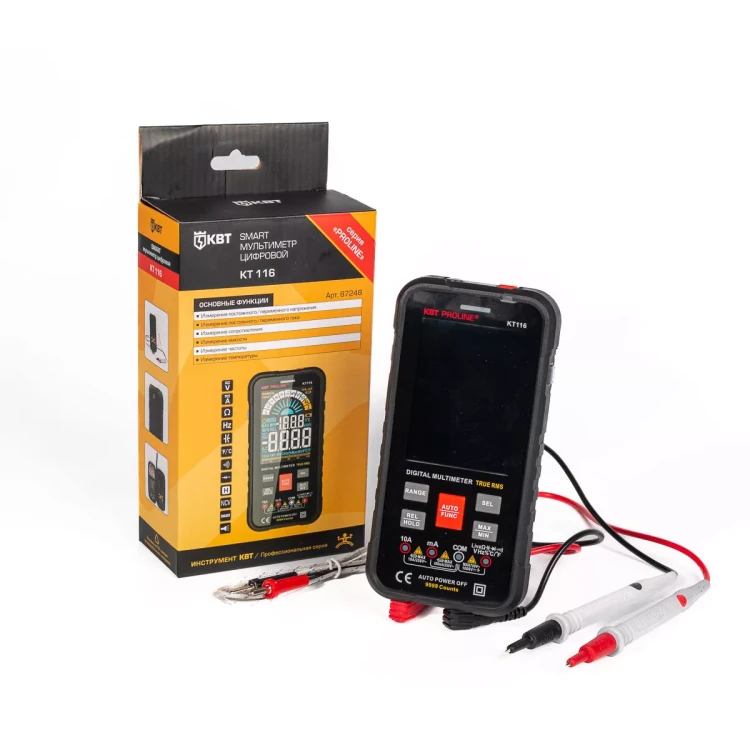 Мультиметр цифровой КВТ SMART KT 116 (87248) купить в Тюмени