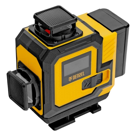 Лазерный уровень мультипризменный DLV-360-4C, 30 м, зеленый луч, Li-Ion 2,4 Aч, кейс// Denzel 35081 купить в Тюмени